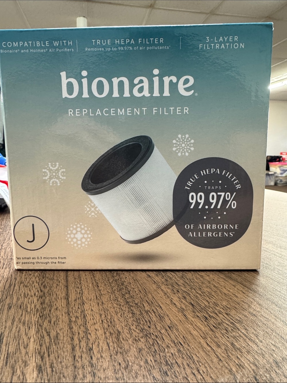 Bonaire replacement HEPA Filter - True HEPA 99.97% “J” Bonaire Holmes
